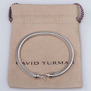 David Yurman 5MM buckle bracelet with 18 karat gold
